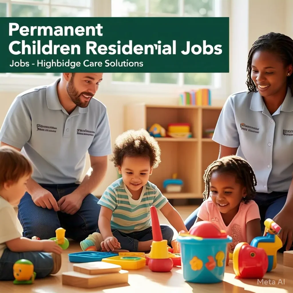 Professional Caregivers Engaged with Children in Playtime Two professional caregivers interact with young children, engaging in educational play with colorful toys in a bright, welcoming room.